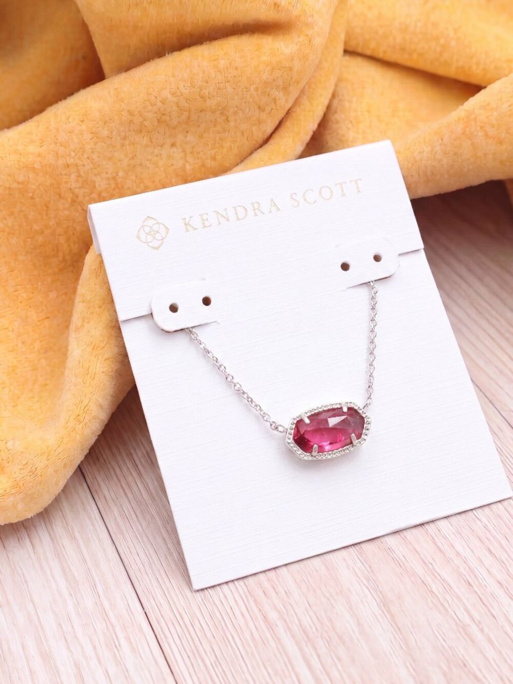 Kendra Scott Elisa Silver Necklace Silver NEW